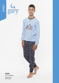 BOY'S PAJAMAS L/S R40005 Tellini S.r.l. Wholesale Clothing